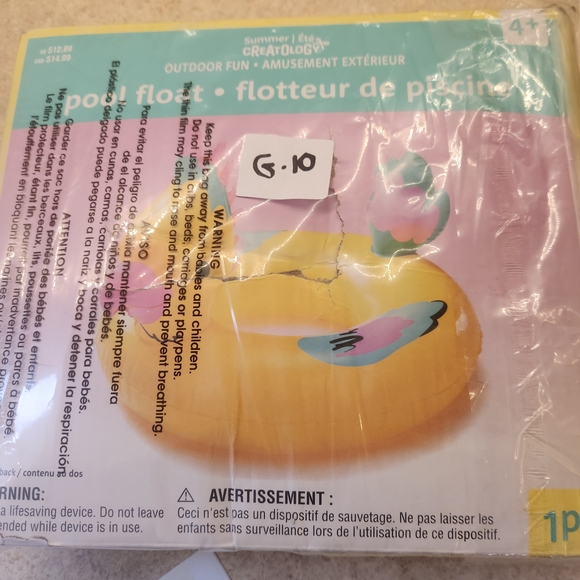 Yellow Duck Pool Float - Picture 3 of 3